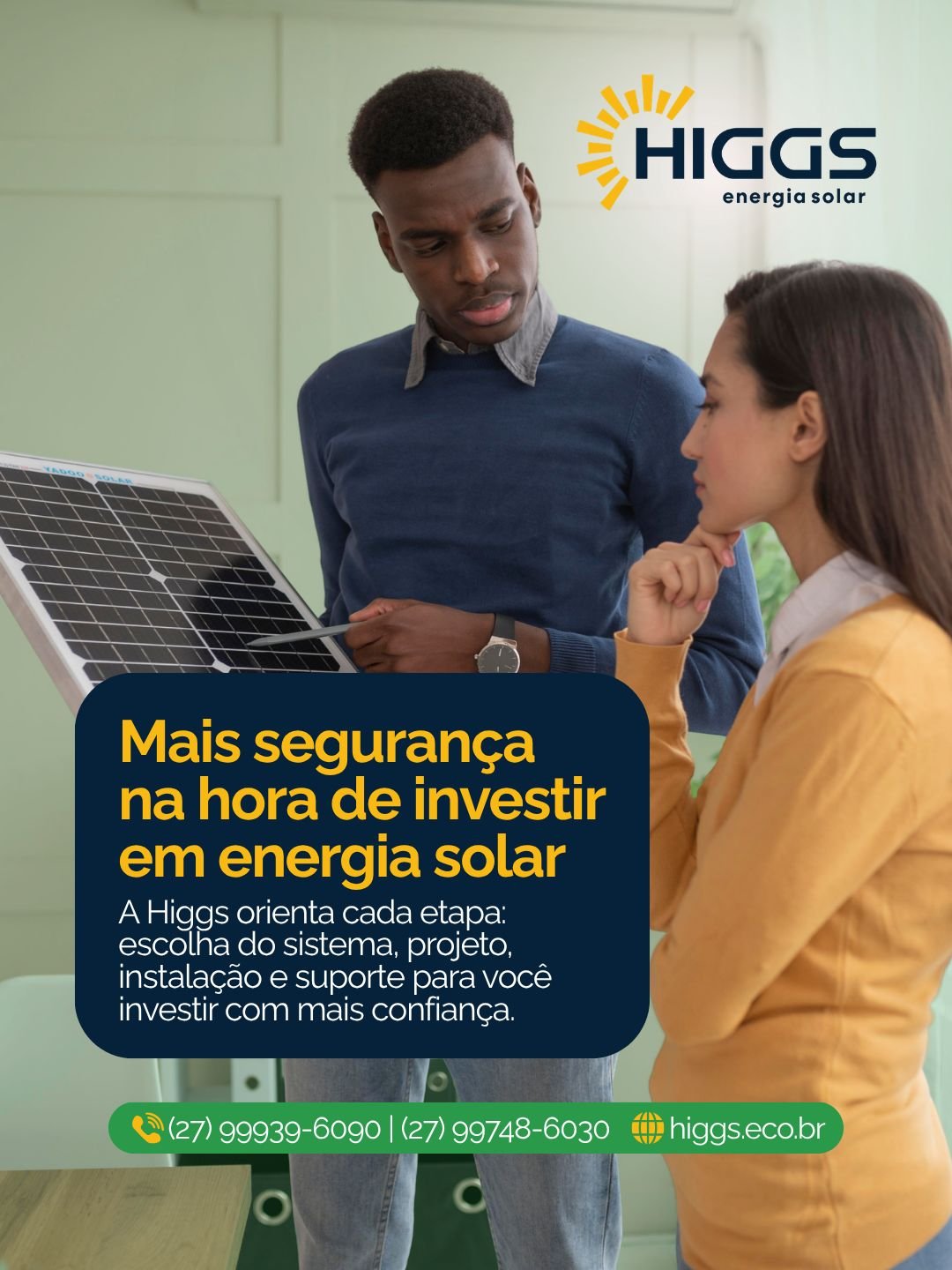 Instalação de energia solar
